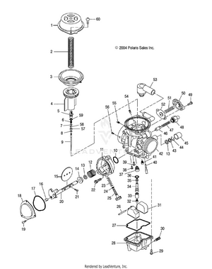 Carburetor - A04gj50aa/ab/ac/ad (4995119511c09) Schematic