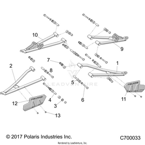 Suspension, Front Control Arms - R21rre99a9/ac/ap/aw/b9/bc/bp/bw (c700033) Schematic