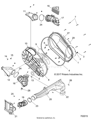 Drive Train, Clutch Cover - R18rve99nx (702015) Schematic