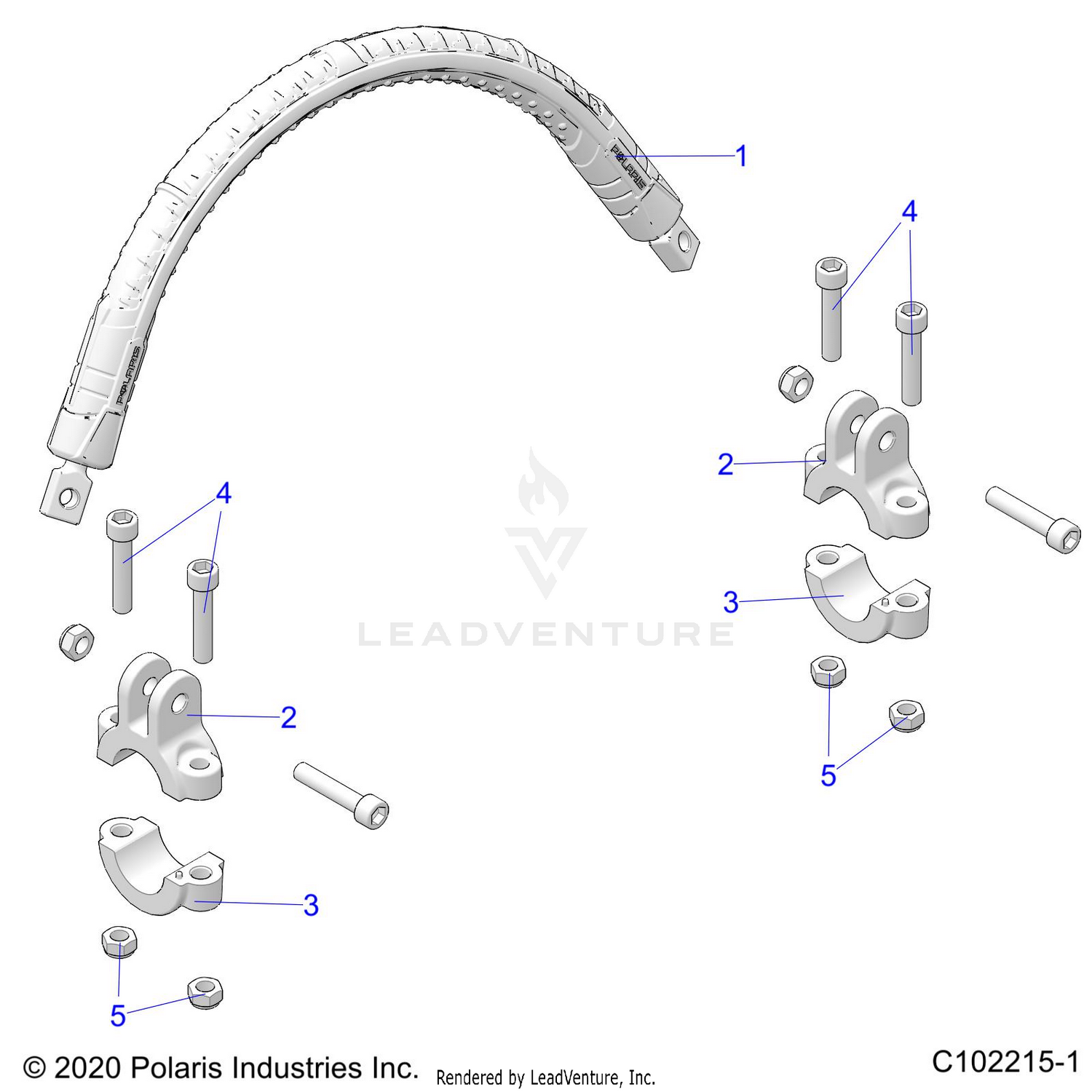 STEERING, STEERING HOOP - A26SXM95AR (C102215-1)
