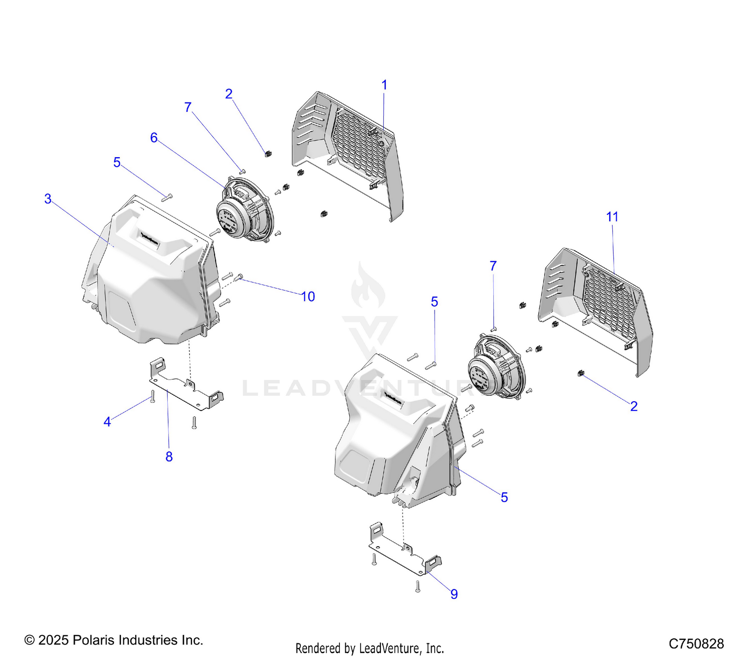 ELECTRICAL, AUDIO, REAR - Z26R4P2KBL (C750828)