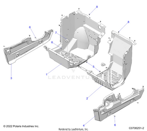 Body, Floor And Rocker - G23gae99a2 (c0706251-2) Schematic
