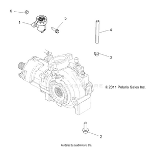 Drive Train, Gearcase Mounting, Front - A12zn8efk/efo (49atvgearcasemtg12sp850f) Schematic