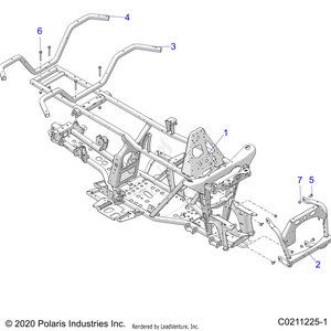 Chassis, Frame - A21sez57am/an/bm/bn (c0211225-1) Schematic