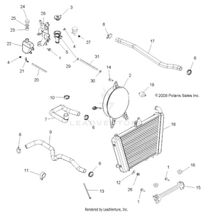 Engine, Cooling System - A09lh46aq/ax/az (49atvcool09sp400) Schematic