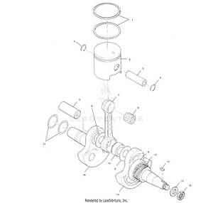 Crankshaft And Piston - A02cg25ca (4969856985c09) Schematic
