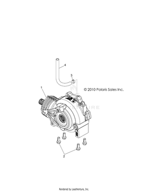 Drive Train, Front Gearcase - R12jt87ab/ad/as/aw/9eaw (49rgrgearcasemtg11rzr875) Schematic