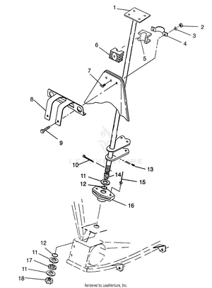 Steering Post Magnum 6x6 - W968744 And Magnum 6x6 Swedish - S968744 (4936073607b011) Schematic