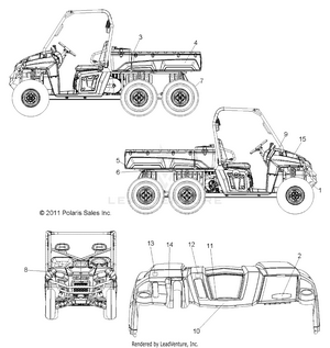 Body, Decals - R12hr76ag/ar (49rgrdecal126x6) Schematic