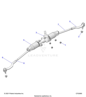 Steering, Gear Box  - Z25nmf99a4/a5/b4/b5 (c703085) Schematic