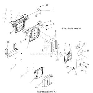 Body, Seat, Passenger, Back - A12tn55aa/az (49atvseatback08spx27) Schematic