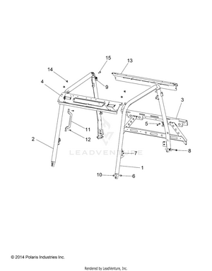 Chassis, Cab Frame - R15rma57fa (49rgrframe15570) Schematic