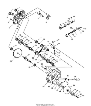 Gearcase Assembly Sportsman 4x4 / W938039 (4926382638033a) Schematic