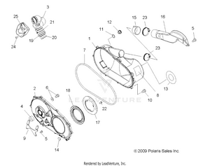 Body, Clutch Cover - A12ea32aa (49atvclutchcvr10tblzr) Schematic