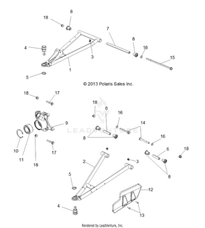 Suspension, Front - R141d9jda/2d9jda (49brutussusp13) Schematic