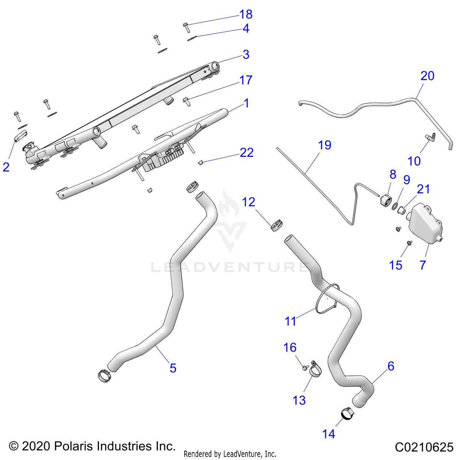 ENGINE, COOLING SYSTEM, RADIATOR - A26SXM95AR (C0210625)
