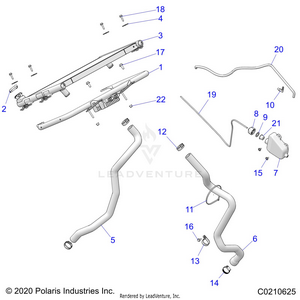 Engine, Cooling System, Radiator - A21sxn85a4 (c0210625) Schematic