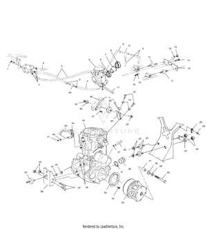 Engine Mounting - A01ch50ad (4960026002a013) Schematic