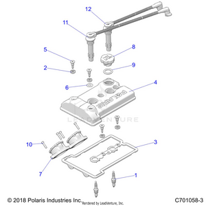 Engine, Throttle Body And Valve Cover -  Z20pal92ag/ap/bg/bp/lg/g92ag/ap/lg (c701058-3) Schematic