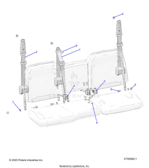 Body, Seat Belt Mounting - R25rry99as/bs/al/bl/ap/bp/a9/b9/af/bf/ak/bk (c700082-1) Schematic