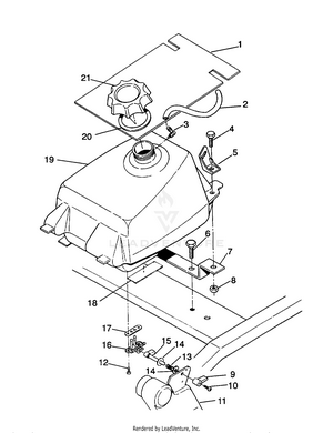Fuel Tank Assembly Sportsman 4x4 / W938039 (4926382638007a) Schematic