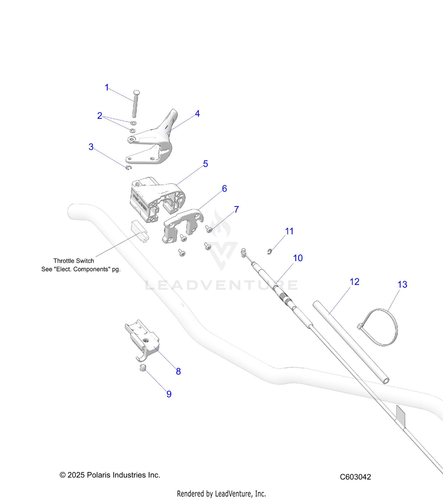 ENGINE, THROTTLE CONTROL ASM. - S26TDZ8RS (C603042)