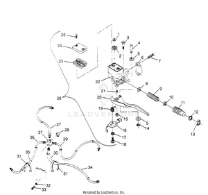 Controls - Master Cylinder/brake Line Scrambler W957840 (4927252725b012) Schematic