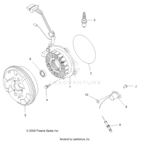 Electrical, Ignition System - A09tn50ax/az (49atvmagneto09sp500trg) Schematic