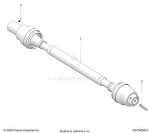 Drive Train, Front Prop Shaft Schematic