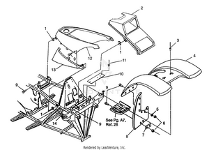 Front Cab Magnum 6x6 - W968744 And Magnum 6x6 Swedish - S968744 (4936073607a005) Schematic
