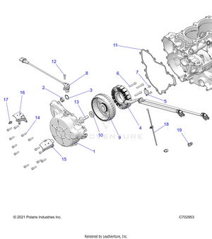 Engine, Stator And Flywheel - Z22gae92aj/bj/gak92ap/bp/gav92ap/bp (c702953) Schematic