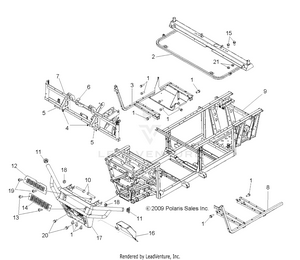 Chassis, Frame And Front Bumper - R11th76/ty76 All Options (49rgrchassis108004x4) Schematic