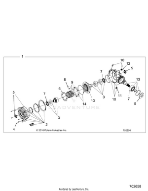 Drive Train, Front Gearcase (from 1/15/2019) - R19rse99n1 (702658) Schematic