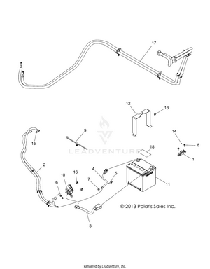 Electrical, Battery - All Options (49rgrbattery14900xpnon) Schematic