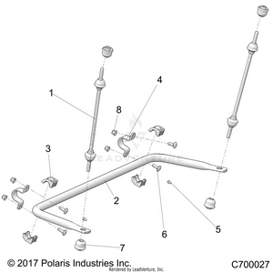 Suspension, Rear Stabilizer Bar - R22t6a99a1/b1 (c700027) Schematic