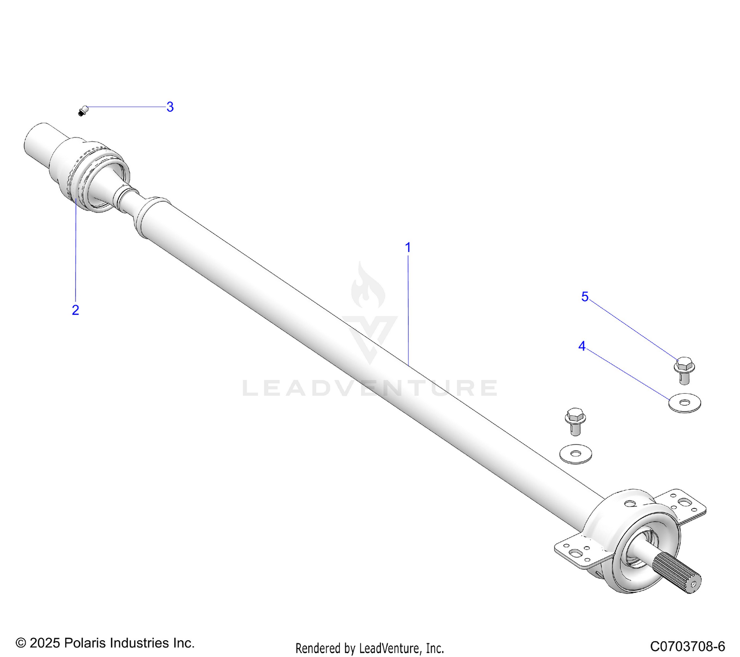 DRIVE TRAIN, REAR PROP SHAFT