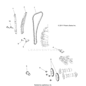 Engine, Cam Chain And Sprocket - R16rva57a1/b1/e57a9/b9 (49rgrcam12rzr570) Schematic