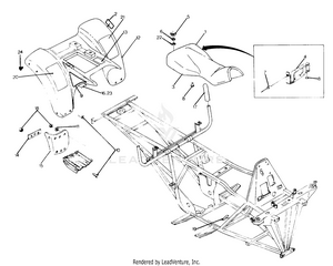 Rear Cab Assembly Big Boss 4x6 (4919801980002a) Schematic