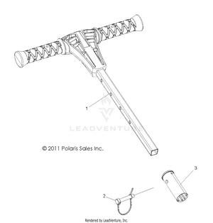 Body, Grab Bar, Passenger - R12vh57ad (49rgrgrabbar12rzr4) Schematic