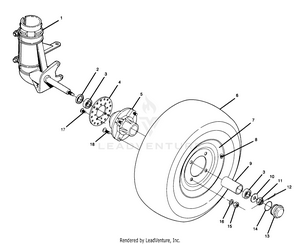 Front Wheel Assembly (4916341634015a) Schematic