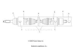 Drive Train, Rear Drive Shaft - A08dn50af/as/aw/az (49atvshaftdriverr08spx25) Schematic