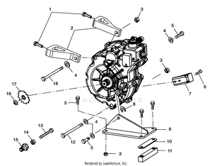 Gearcase Mounting - A99ba38ca (4949534953c008) Schematic