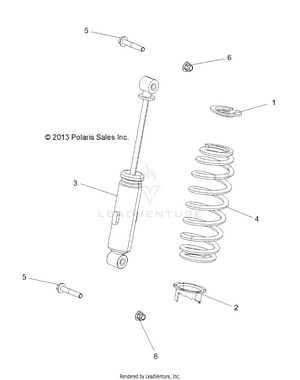 Suspension, Front Shock - R141d9jda/2d9jda (49brutusshock13) Schematic