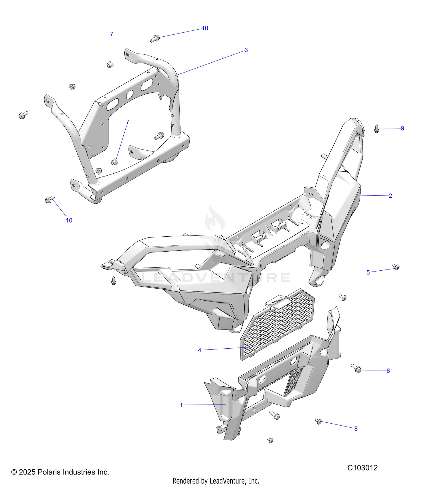 BODY, FRONT BUMPER and MOUNTING - A26SZE57CL/EL (C103012)