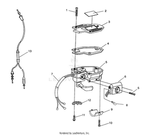Controls - Throttle Asm./cable Sportsman 4x4 / W938039 (4926382638020a) Schematic