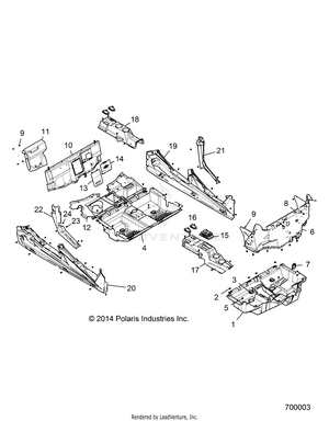 Body, Floor And Rocker Panels - Z19vce99am (700003) Schematic