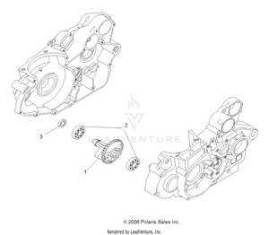 Drive Train, Balancer Shaft - A10gj52aa (49atvshaftbalancer07out525) Schematic