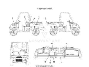 Decals - R05rb50aa/rd50aa/ab/ac/ad/rf50aa/ab (4995359535a13) Schematic
