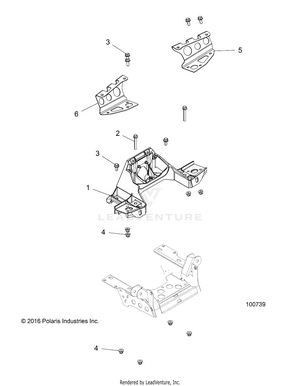 Chassis, Bulkhead And Front Cab Support - A17sxa85a1/a7/sxe85ab/am/as/a9 (100739) Schematic