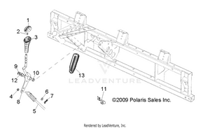 Drive Train, Gear Selector - R12rh45ag/ah/ar (49rgrgearselect11500crew) Schematic